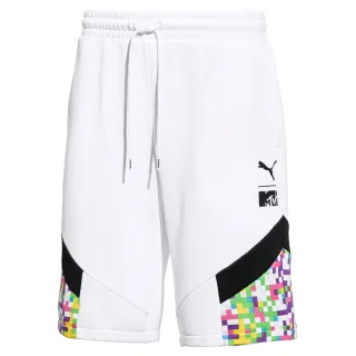 Puma x Mtv Stretch Taille Bottoms White Herren Grafikshorts 579677 02