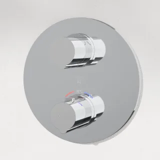 Steinberg Unterputzthermostat mit 3-Wege Umsteller, chrom, 10041233 10041233