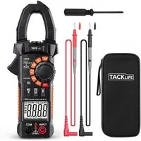 TACKLIFE Strommessgerät, 6000 Zähler Stromzangenmessgerät NVC Auto Range Test