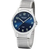 Regent Quarzuhr W0006 -1830.78.94, Armbanduhr, Herrenuhr, Damenuhr, Flexband, Zugband, Edelstahlarmband