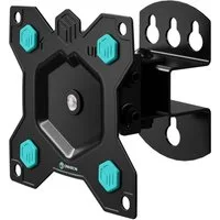 ONKRON TV-Wandhalterung 10-35 Zoll, bis 20 kg, VESA 75x75-100x100, R3-B, (bis 35,00 Zoll, schwenkbar, neigbar, drehbar)