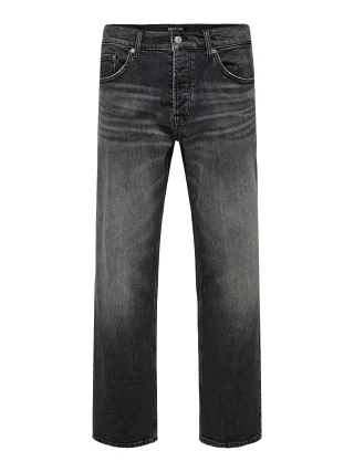 ONLY&SONS - ONSEDGE PERFORMANCE WB 3824 DOT DNM NOOS Washed Black - Gr. - 32