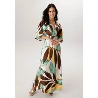 Aniston SELECTED Maxikleid mit weiten, 3/4-langen Ärmeln