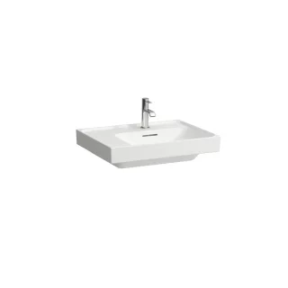 LAUFEN Aufsatz-Waschtisch MEDA 460x600x160 Ablage links 1 Hl. o.Ül. weiß matt, H8181127571111 H8181127571111