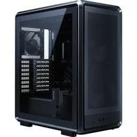 MasterFrame 500 Mesh , Tower-Gehäuse schwarz, Tempered Glass