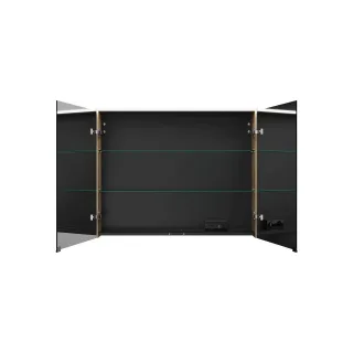 Burgbad Spiegelschrank Eqio 800x1000x170 Frassino Dekor Cappuccino, SPGS100F3437 SPGS100F3437