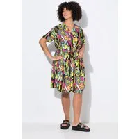 Angel of Style Jerseykleid Kleid A-Linie Alloverdruck elastische Taille