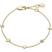 Fossil Armband Fossil Damen-Armband Metall Glasstein, SUTTON