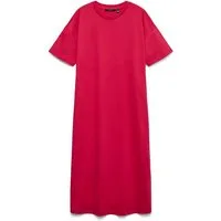 Vero Moda Shirtkleid VMMOLLY SS OVERSIZE CALF DRESS NOOS Baumwolle, regular fit