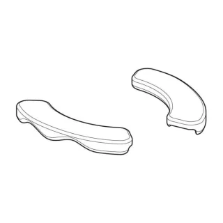 Geberit Set Sitzauflagen für WC 572940000 grau
