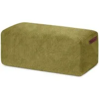 Green Bean Pouf Ottomane Cord (Indoor Sitzhocker Sitzkissen Fußhocker Relax-Sessel, Made in Germany), die ideale Ergänzung zum Sitzsack