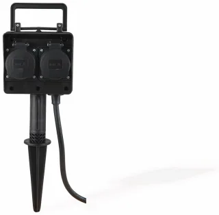 HEITRONIC Gartensteckdose 35468, 4-fach