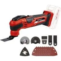 Power X-Change Akku-Multifunktions-Werkzeug VARRITO, 18Volt rot/schwarz, ohne Akku und Ladegerät, inkl. Zubehör