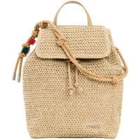 Desigual Freizeitrucksack Half Logo Raffia Backpack