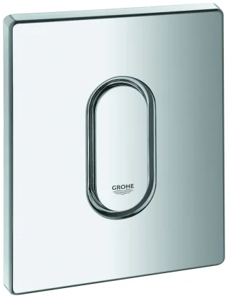 Grohe Abdeckplatte 42380 mit Drucktaste chrom, 42380000 42380000