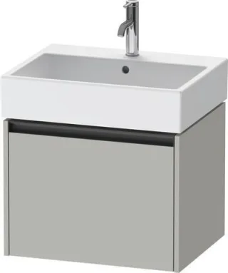 Duravit Ketho.2 Waschtischunterbau wandhängend Betongrau Matt 584x460x440 mm - K25075007070000 K25075007070000