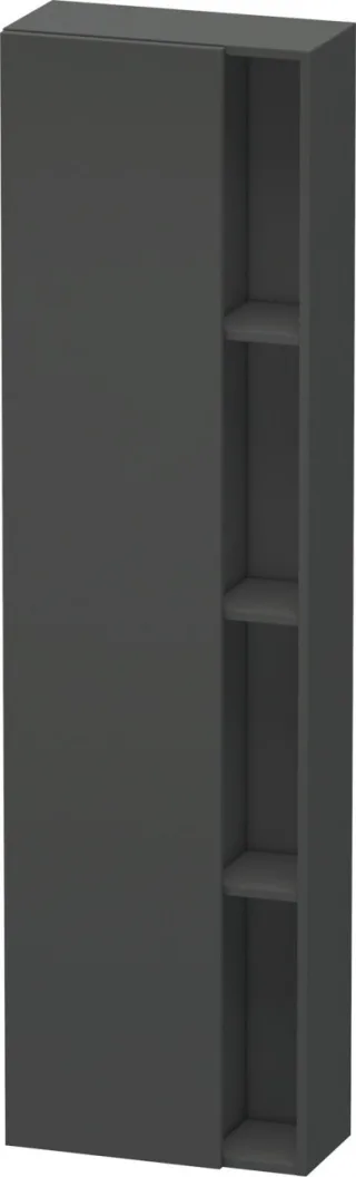 Duravit DuraStyle Hochschrank Graphit Matt 500x240x1800 mm - DS1248L4949 DS1248L4949