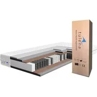 Taschenfederkernmatratze orthopädische 7-Zonen, zwei unterschiedlich feste Liegeseiten, TULENA, Wendematratze, Größe: 80 x 200 cm, H1 + H2 Basic
