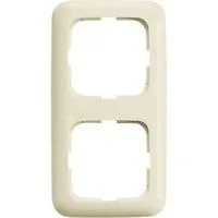 Rahmen zwei-fach, glänzend, Kunststoff, Unterputzmontage, Schutzart IP20, 81 x 152 x 11 mm weiß (glänzend), Retail