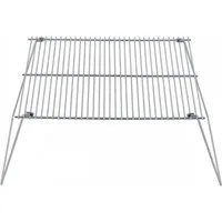 FoxOutdoor Grillrost Grillrost, Stahl, klappbar, 38 x 25 cm (Packung), leicht, kleines Packmaß