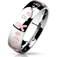 BUNGSA Fingerring 57 (18.1) Bungsa Ring Gravur - Schmuckring graviertem SCHRIFTZUG (Ring, 1-tlg), Frauen Mädchen