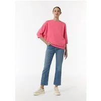 comma 3/4 Arm-Pullover Sweatshirt Sweatshirt mit 3/4-Ärmeln