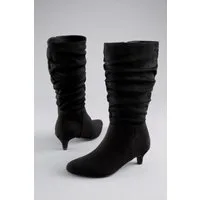Aniston SHOES Stiefel mit Raffungen am slouchy Schaft