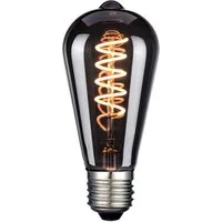 LUXULA LED Dekolicht SPIRAL Retro Leuchtmittel, LED fest integriert, 1800K Warmweiß, LED Filament E27 für klassisches Edison Retro Design Dimmbar
