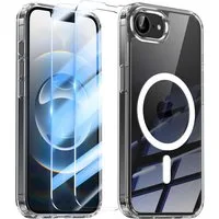 MSM Handyhülle Hülle + 2X Schutzglas für Apple iPhone 16e Panzerfolie MagSafe Case