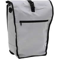 vidaXL Fahrradsattel Fahrradtasche Grau 34 x 16 x 59 cm Polyester (1-tlg)