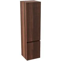 Belvit Hochschrank BV-HS3699-2 (1-St) BELVIT TRIONA Säulenschrank 135cm 2 Türen Grifflos Softclose
