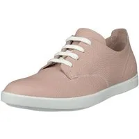 Ecco Leisure Lace Up (weiches Premium-Leder) rosa Damen Sneaker