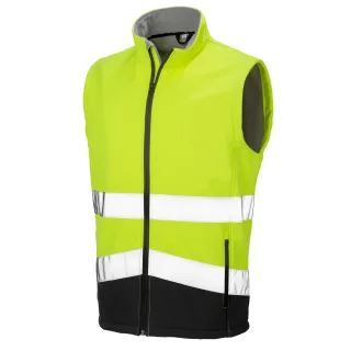 Safegard - Weste Signalkleidung für Herren (Fluoreszierendes Gelb/Schwarz)