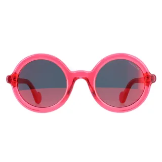 Moncler Runde Womens glänzend Fuchsia lila Gradient gespiegelt ML0005