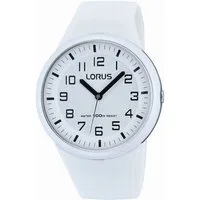 LORUS Quarzuhr RRX53DX9, Armbanduhr, Damenuhr, Herrenuhr, bis 10 bar wasserdicht,Silikonarmband
