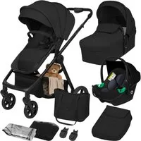 lionelo Kombi-Kinderwagen GREET, (Set), 3in1Set/Ganzjahreswanne/UPF50/EVA-Räder/Komfortable Federung