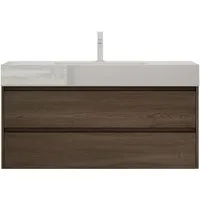Mai & Mai Badmöbel-Set Badezimmermöbel 120cm Waschbecken Waschtisch mit Unterschrank Deep