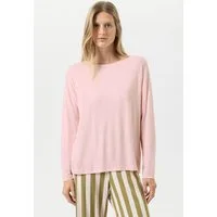 Mey Pyjamaoberteil Mey Damen Langarm-Shirt Serie Pure Chic Uni (1-tlg)