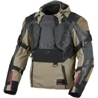 Macna Motorradjacke Tryton NightEye wasserdichte Motorrad Leder-/Textiljacke herausnehmbares Innenfutter,herausnehmbare Membrane,wasserdicht