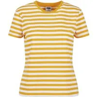 URBAN CLASSICS T-Shirt Urban Classics Damen Ladies Regular Striped Tee (1-tlg)