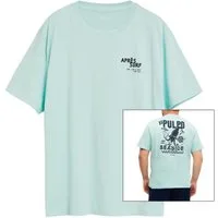s.Oliver Rundhalsshirt s.Oliver XXL T-Shirt mint maritimer Rückenprint