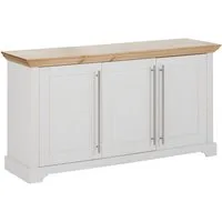 OTTO home Kommode Melissa, aus massiver Kiefer, FSC® zertifiziert, 3-türig, Breite 132 cm
