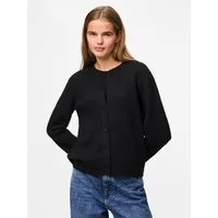 pieces Strickjacke PCMALOU LS KNIT CARDIGAN NOOS BC Materialmix, slim fit