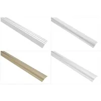 Effector Übergangsprofil A48 (Anpassungsprofile aus eloxiertem Aluminium, Bodenleiste (2 Meter Gold) Übergangsprofil Bodenleisten Ausgleichsprofil Alu)