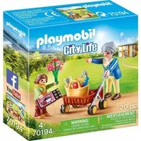 Playmobil® 70194 City Life Oma mit Rollator Konstruktions-Spielset