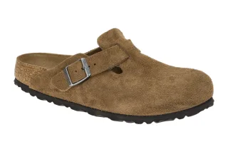 Birkenstock 1030814 Boston_BS Herrenschuhe in Braun - dark tea tonal fb