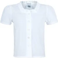 Isar-Trachten Trachtenbluse Mädchen Bluse - DINA - weiß