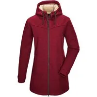 G.I.G.A. DX by killtec Fleecejacke GW 37 WMN KNTFLC PRK Strickfleeceparka mit Kapuze, Teddyfell, 2-Wege-Reißverschluss