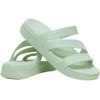 Crocs Sandale Getaway Strappy (leichtes, nahtlos, flexibel) mint Damen Badeschuh