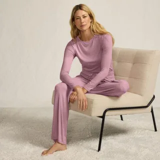 Pyjama-Set aus Viskose in Petite-Größe für Damen, Damen, size: petite, Pink, Viskose, by Lands' End
